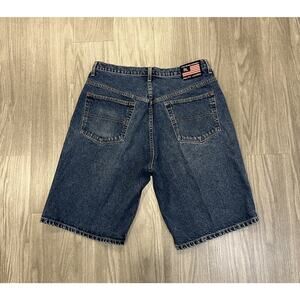 Vintage Y2K 2000s Polo Jeans Co Ralph Lauren Banner Denim Shorts 34 Baggy